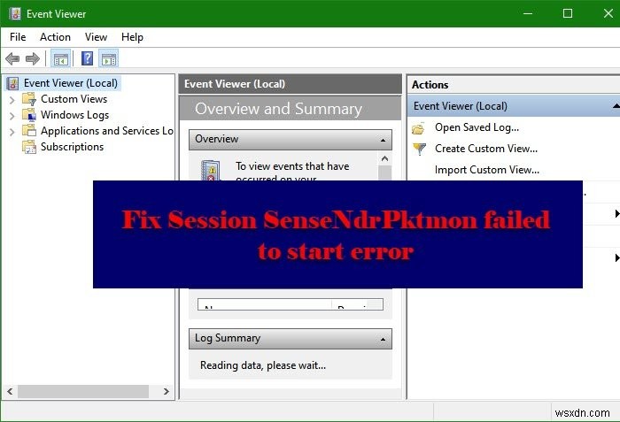 SenseNdrPktmon 세션 시작 실패 오류(0xC0000035) 해결 방법 – Windows 멈춤 현상 원인과 대처법