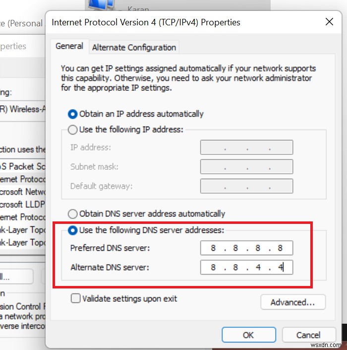 Windows 11/10 DNS 오류 해결 방법 8가지 총정리