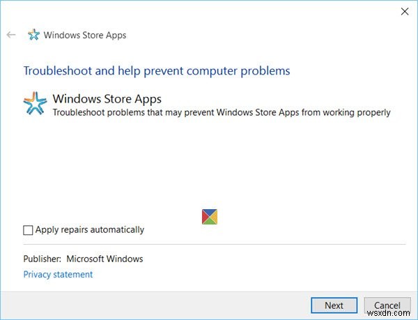 Windows 11/10 Microsoft Store 앱 문제 해결사 실행 방법 총정리