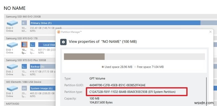 EFI란 무엇일까? Windows 11/10에서 EFI 시스템 파티션 확인하는 방법