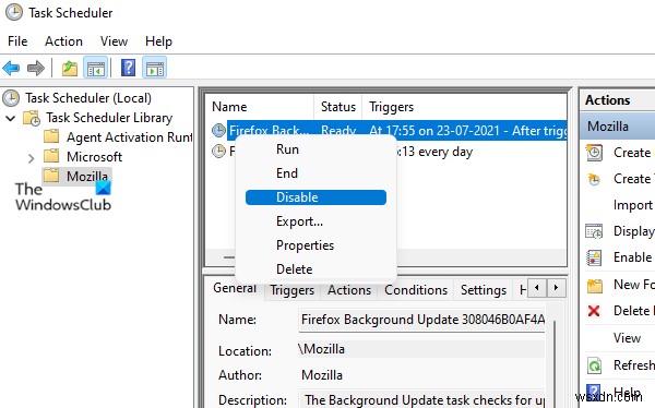 Windows 11/10에서 예약 작업을 활성화 또는 비활성화하는 3가지 방법
