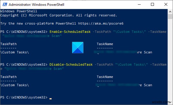 Windows 11/10에서 예약 작업을 활성화 또는 비활성화하는 3가지 방법