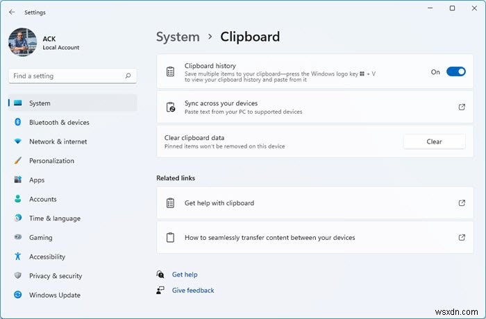 Windows 11/10에서 클라우드 클립보드 기록 기능 활용하는 방법