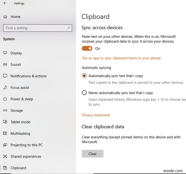 Windows 11/10에서 클라우드 클립보드 기록 기능 활용하는 방법