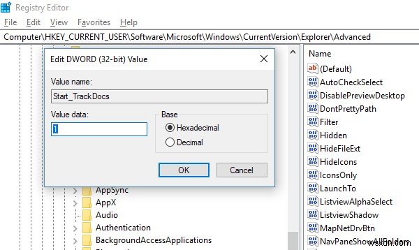 Windows 11/10에서 실행 명령 기록이 저장되지 않을 때 해결 방법