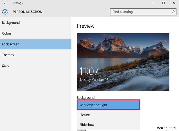 Windows 11/10에서 Windows Spotlight 기능 활성화하는 방법