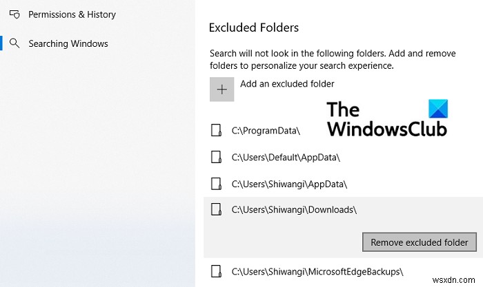 Windows 11/10 검색 결과에서 파일·폴더 숨기는 방법 총정리