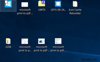 Windows 11/10에서 바탕 화면 아이콘 크기 변경 및 목록·세부 정보 보기로 전환하는 방법