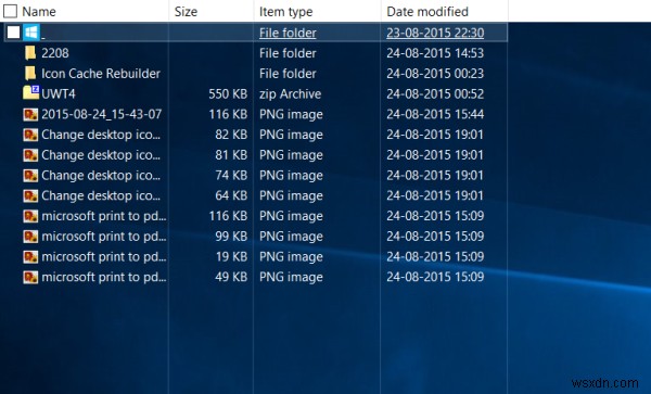 Windows 11/10에서 바탕 화면 아이콘 크기 변경 및 목록·세부 정보 보기로 전환하는 방법