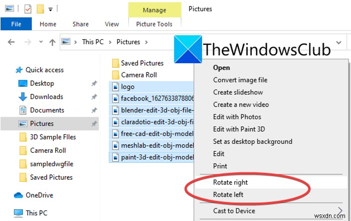 Windows 11/10에서 이미지 한 번에 대량 회전하는 완벽 가이드