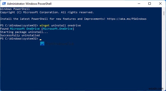 Windows 11에서 WINGET 명령어로 OneDrive 설치·제거하는 방법 총정리