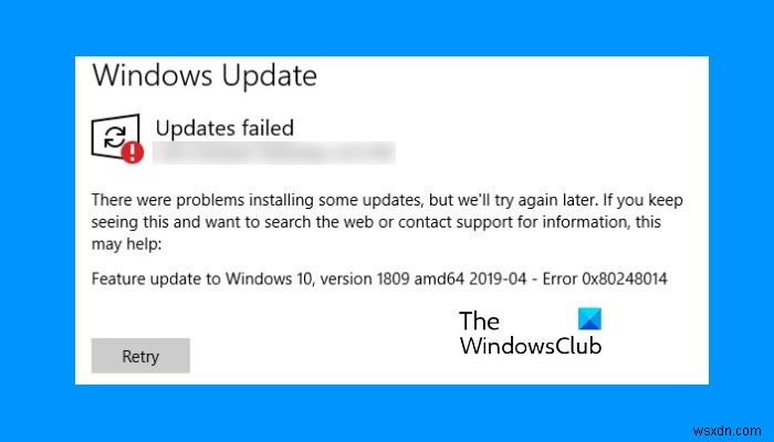 Windows 업데이트 오류 0x80248014 해결 방법 총정리