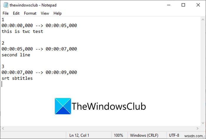 Windows 11/10에서 SRT 자막 파일 만드는 방법 총정리