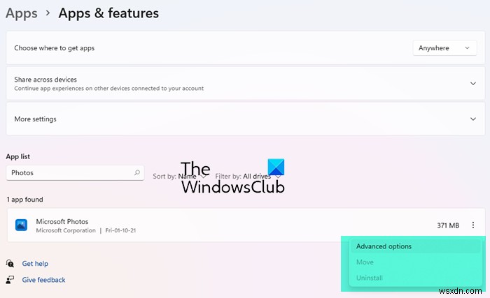 Windows 11/10 사진 앱이 느리게 열리거나 작동하지 않을 때 해결 방법