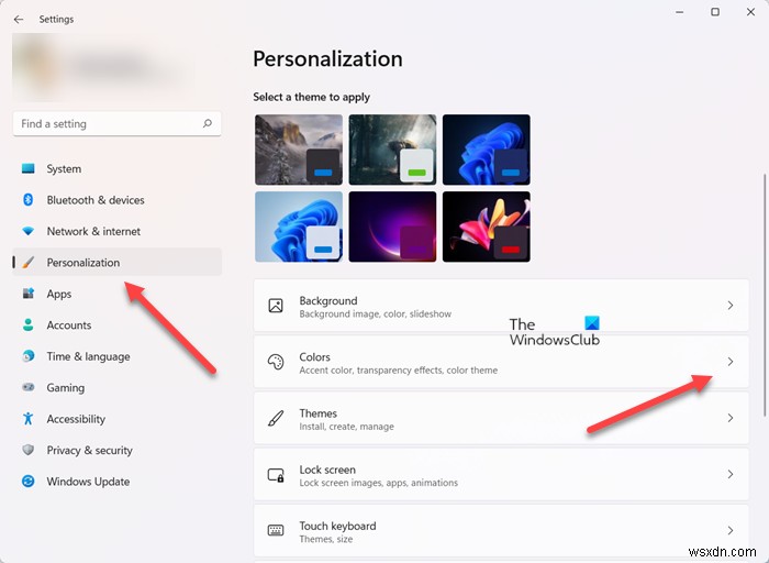 Windows 11/10 시작 메뉴에 사용자 지정 색상 테마를 적용하는 방법