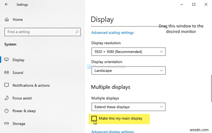Windows 11/10에서 프로그램이 특정 모니터에서 열리도록 강제하는 방법