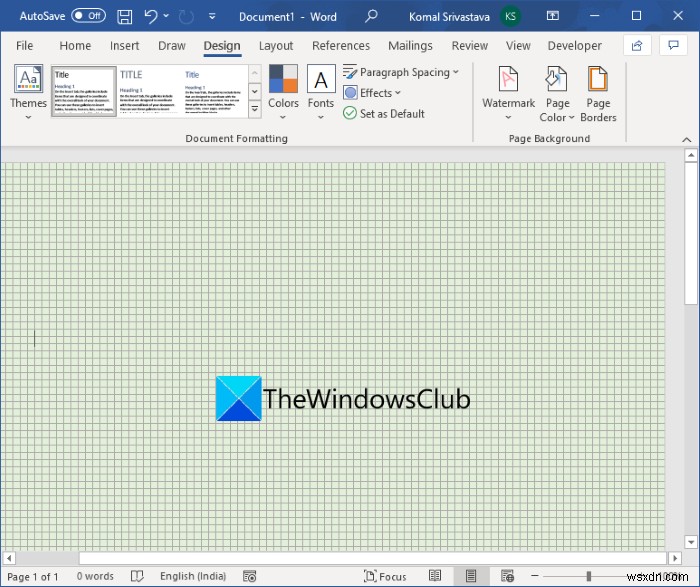 Windows 11/10에서 그래프 용지(모눈종이)를 만들고 인쇄하는 완벽한 방법