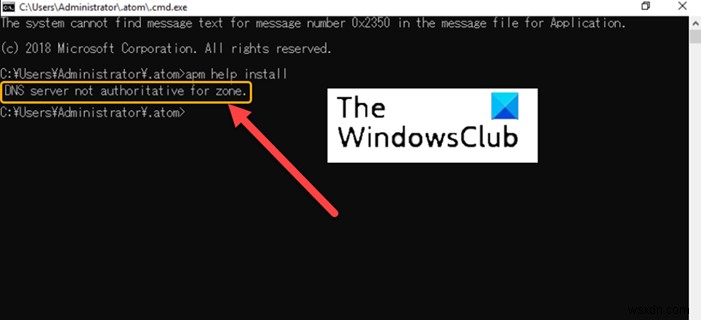 Windows 11/10에서 DNS 서버가 이 영역에 대해 권한이 없습니다 오류 해결 방법