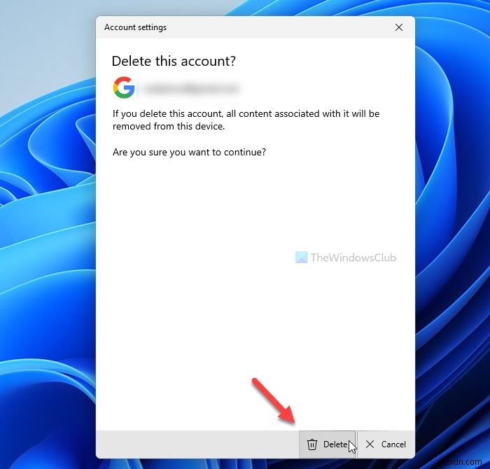 Windows 11 메일 앱에서 이메일 계정 로그아웃하는 방법