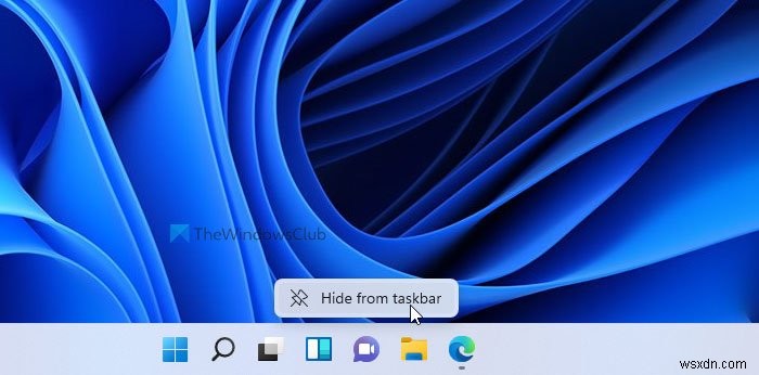 Windows 11 작업 표시줄에서 채팅 아이콘 숨기기 또는 제거하는 5가지 방법