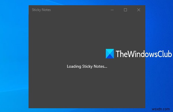 스티커 메모(Sticky Notes)가 로드 중 화면에서 멈출 때 해결하는 5가지 방법