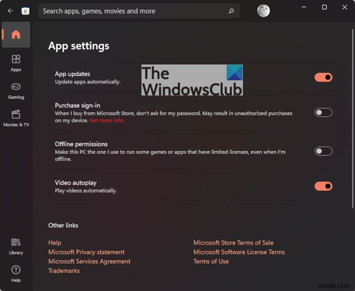 Windows 11/10에서 Microsoft Store 앱 자동 업데이트 비활성화하는 방법