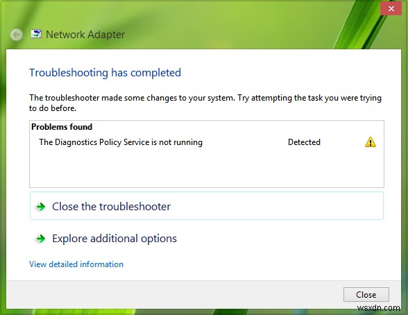 Windows 11/10에서  진단 정책 서비스가 실행되고 있지 않습니다  오류 해결 방법