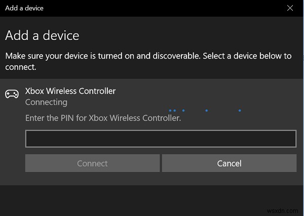 무선 Xbox One 컨트롤러가 Windows 11/10에서 PIN을 요구할 때 해결 방법