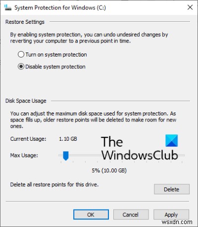 Windows 11/10에서 SrTasks.exe(시스템 보호 백그라운드 작업) 디스크 사용량 높음 문제 해결 방법