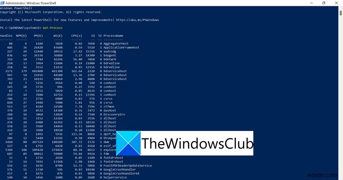Windows 11/10에서 애플리케이션 프로세스 ID(PID) 확인하는 방법 총정리