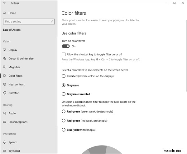 Windows 11/10에서 색약·색맹 모드(컬러 필터) 켜고 끄는 방법