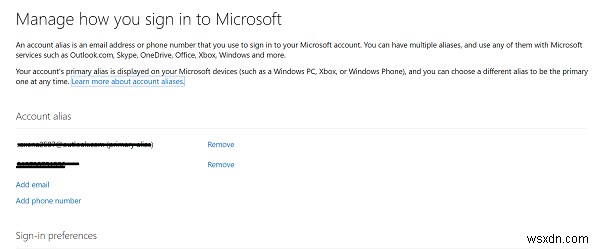 Windows 11/10에서 Microsoft 계정 기본 이메일 주소 변경하는 방법