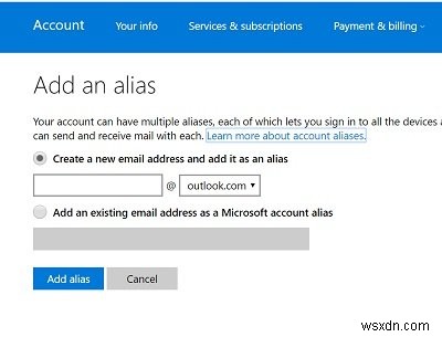 Windows 11/10에서 Microsoft 계정 기본 이메일 주소 변경하는 방법