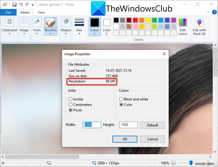 Windows 11/10에서 이미지 DPI 확인하고 변경하는 방법 총정리