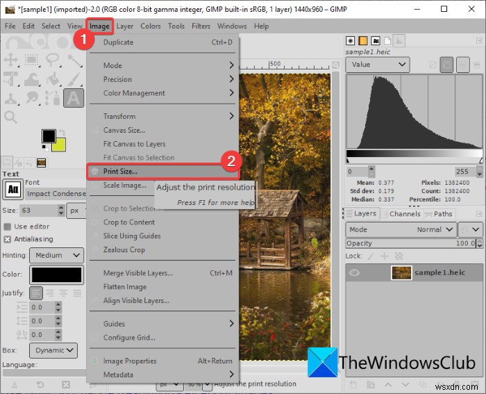 Windows 11/10에서 이미지 DPI 확인하고 변경하는 방법 총정리