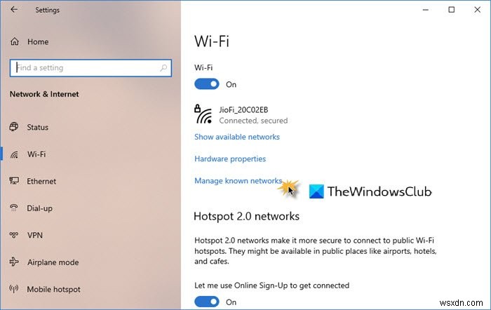 Windows 11/10에서 Wi-Fi 무선 네트워크 프로필 삭제하는 방법