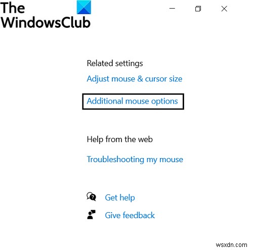 Windows 11/10에서 마우스 설정을 기본값으로 재설정하는 방법
