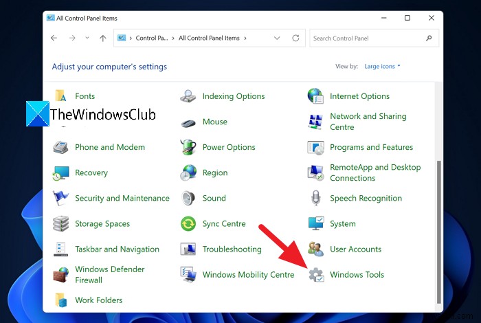 Windows 11에서 Windows 도구(Windows Tools)를 여는 4가지 방법