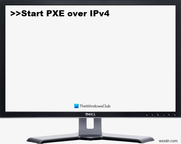 Windows 11/10에서 Start PXE over IPv4 오류 해결하는 방법