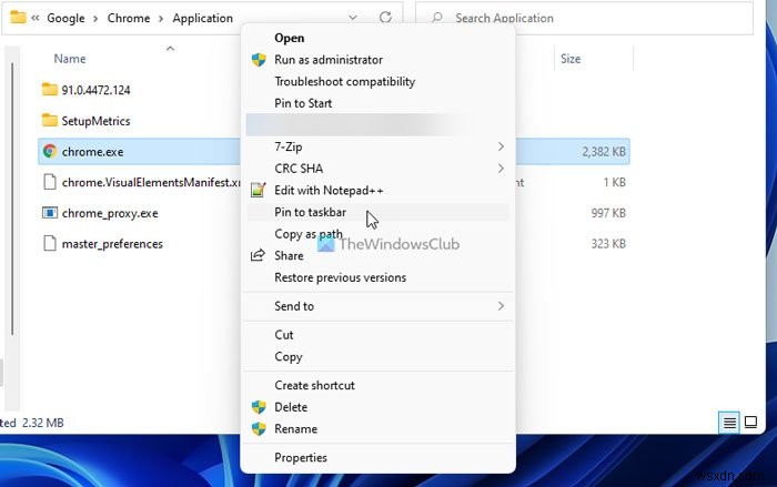 Windows 11에서 작업 표시줄에 앱 고정하는 방법 2가지