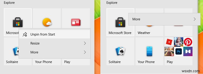 Windows 10/11에서 시작 메뉴 레이아웃 잠그는 방법