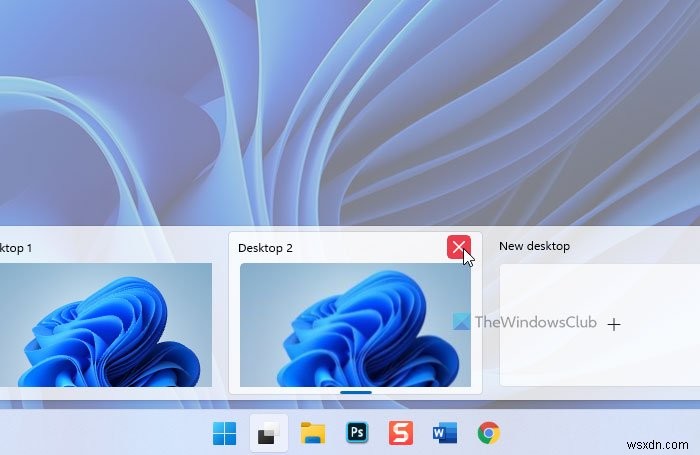 Windows 11/10에서 가상 데스크톱 생성, 삭제, 사용 방법