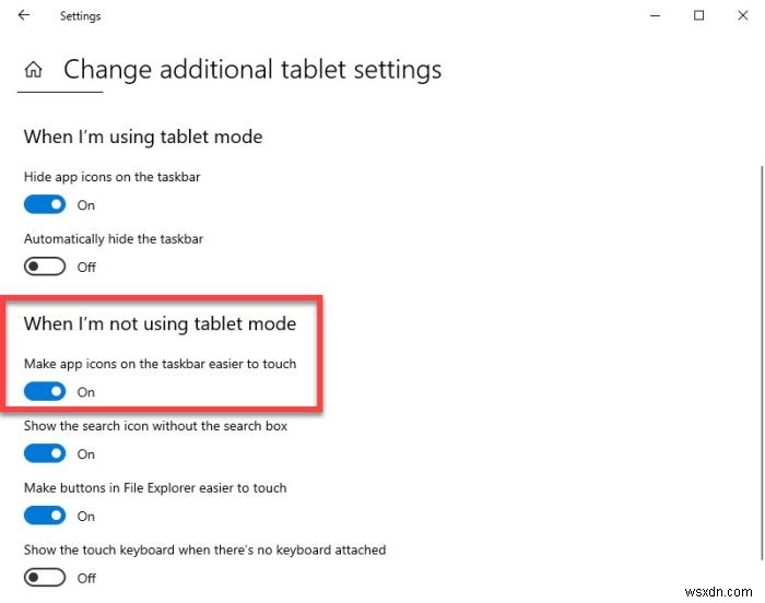 Windows 11/10 또는 Surface Pro에서 작업 표시줄 아이콘 간격이 넓어지는 문제 해결 방법