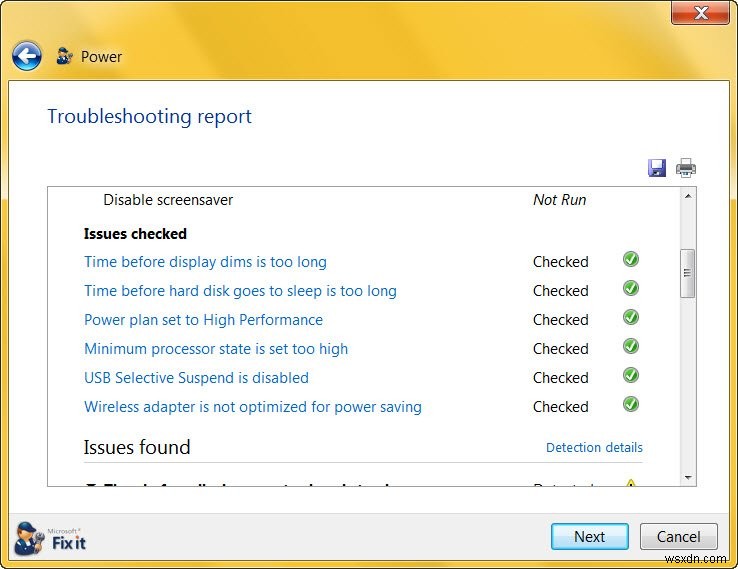 노트북 배터리 수명 연장, Windows 전원 문제 해결사로 간단하게 해결하기