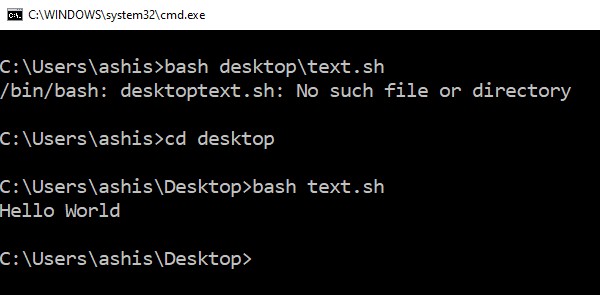 Windows 11/10에서 .sh(셸 스크립트) 파일을 실행하는 방법