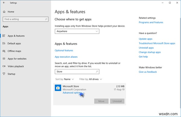 Windows 11/10에서 Microsoft Store가 사라지거나 열리지 않을 때 복구 및 재설치 방법