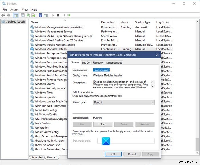 Windows 11/10의 TrustedInstaller.exe란 무엇일까? 역할부터 비활성화 방법까지