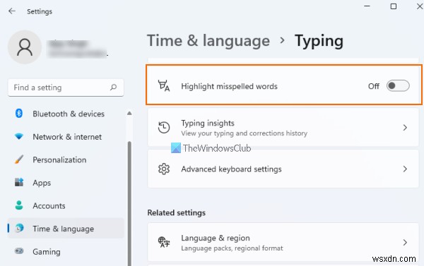 Windows 11/10에서 맞춤법 검사기와 자동 고침 기능 끄는 방법