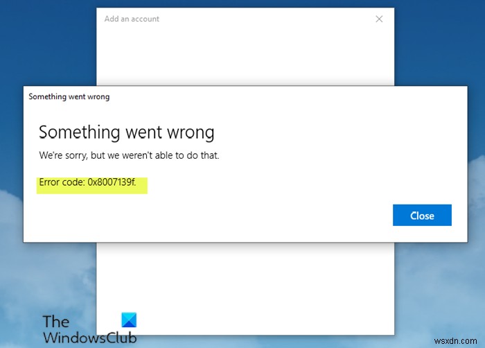 Windows 10/11 메일 앱 오류 코드 0x8007139f 완벽 해결 가이드