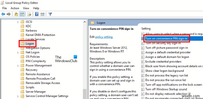 GPEDIT 또는 REGEDIT로 Windows Hello 프롬프트 비활성화하는 방법